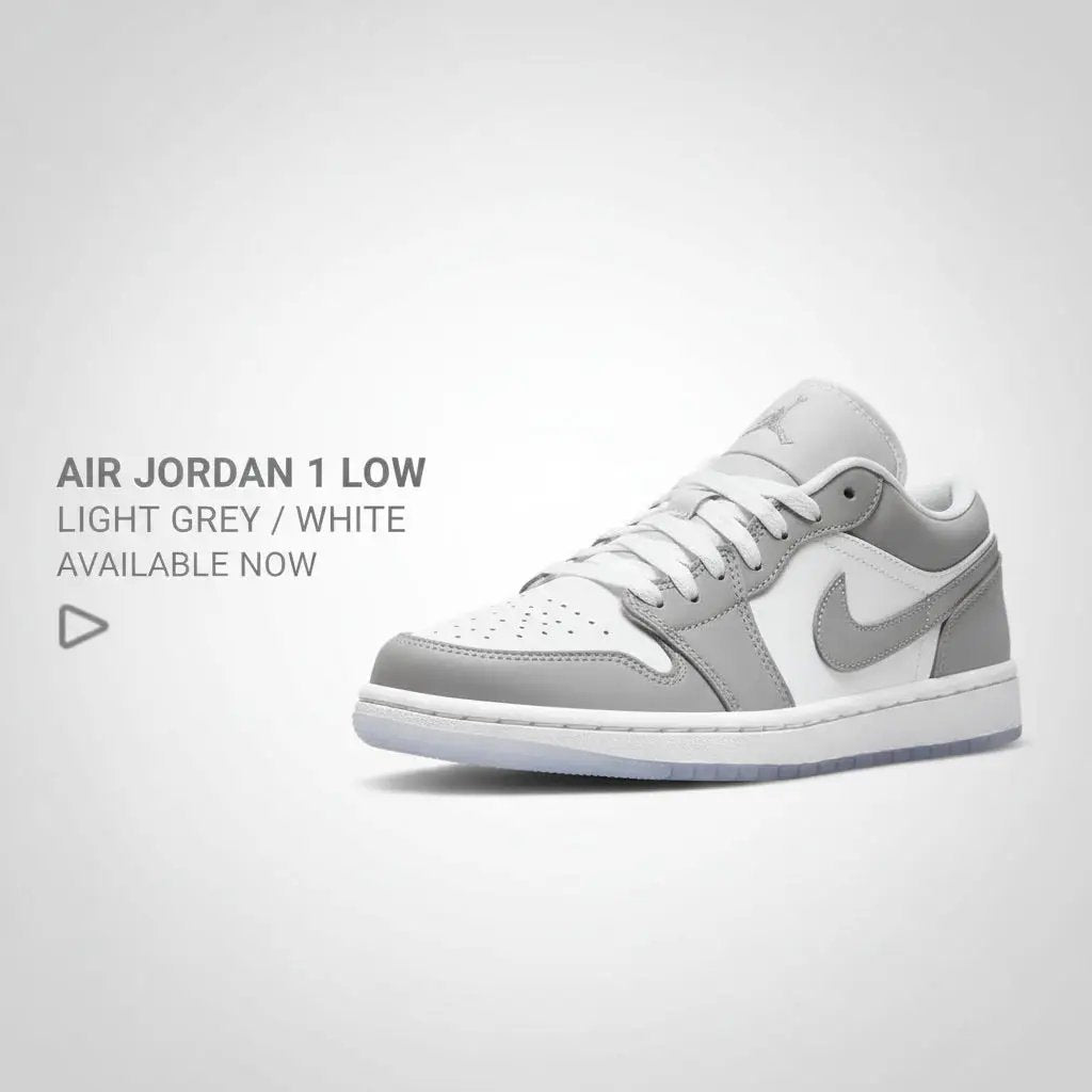 Jordan 1 Low Wolf Grey (Women's) by Jordan