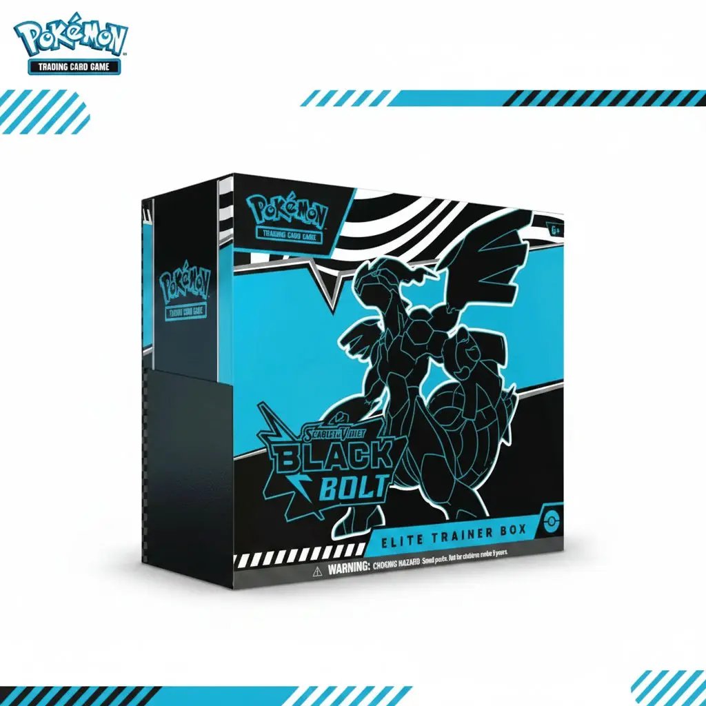2025 Pokémon Scarlet & Violet Black Bolt Elite Trainer Box by Pokemon