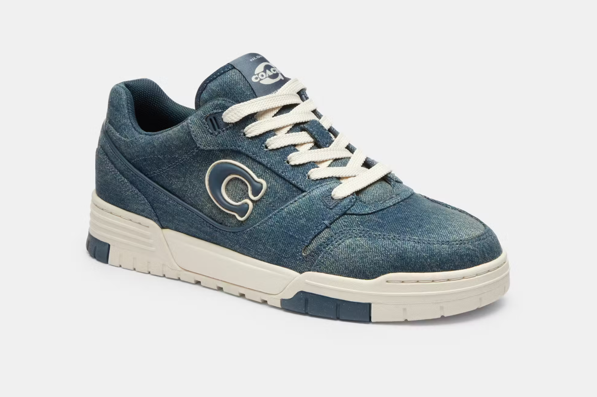 NEW Coach Woman Soho Sneaker In Loved Denim by Coach
