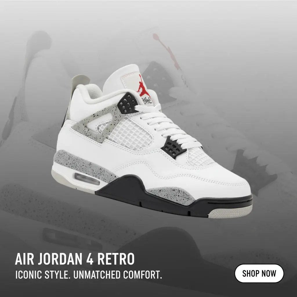 Jordan 4 Retro White Cement (2025) by Jordan