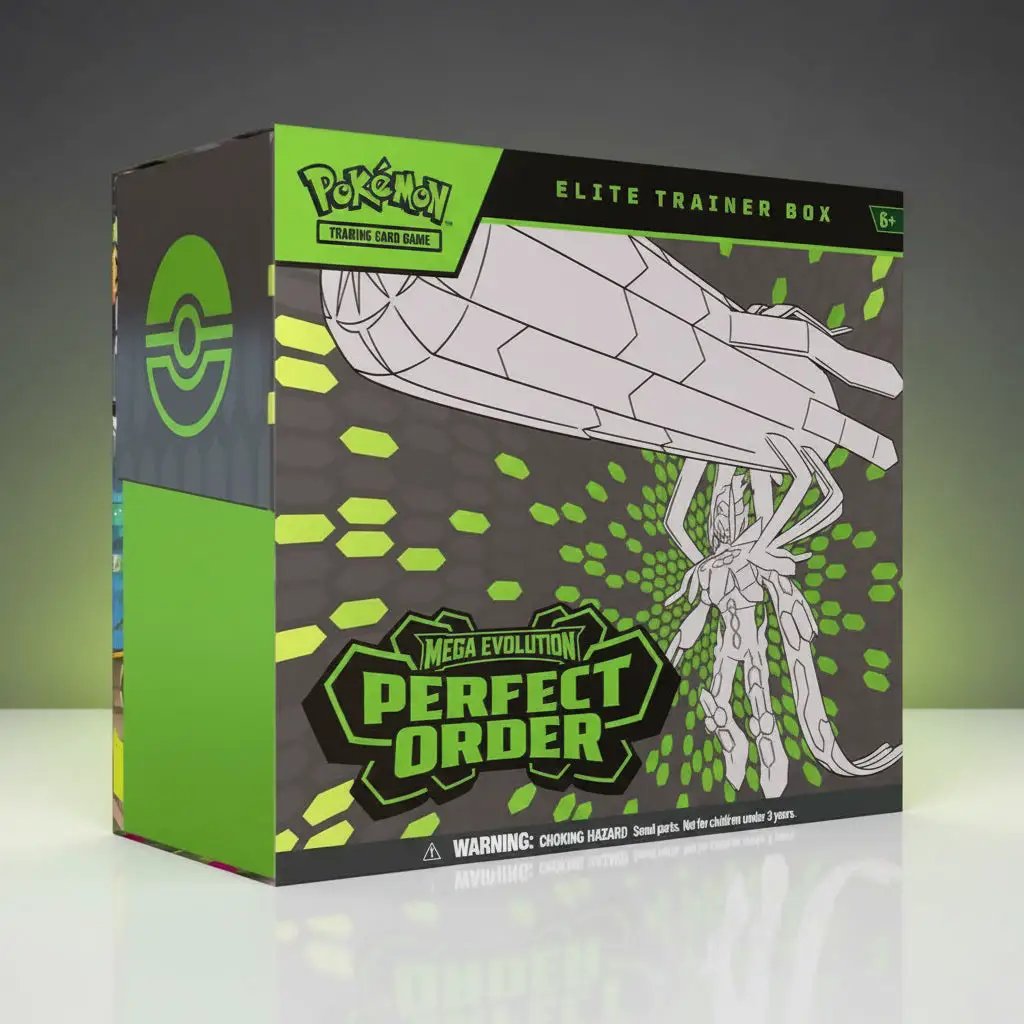 2026 Pokémon Mega Evolution Perfect Order Elite Trainer Box by Pokemon