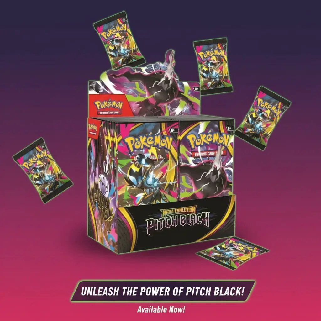 2026 Pokémon Mega Evolution Pitch Black Booster Box by Pokemon