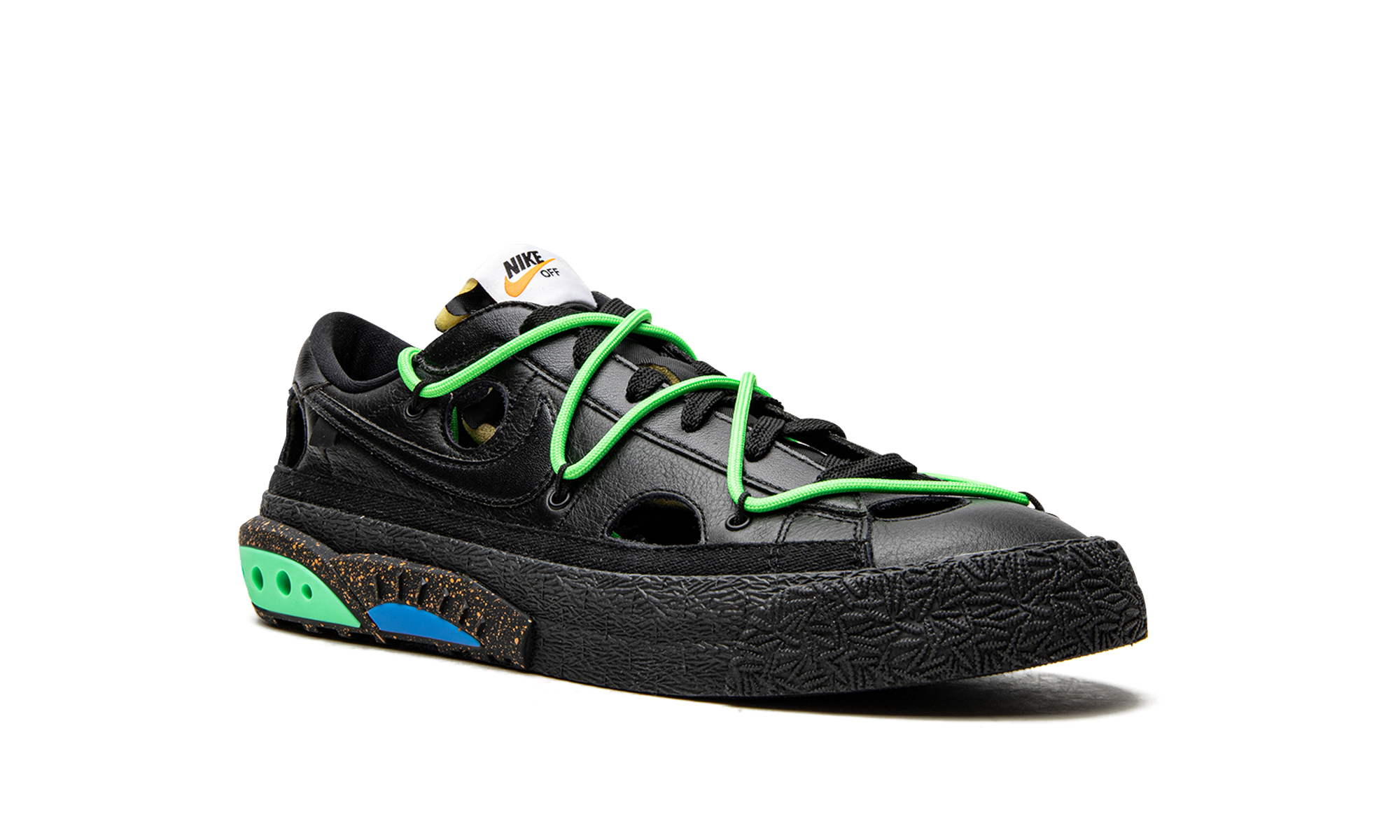 Nike Blazer Low Off-White Black Electro Green