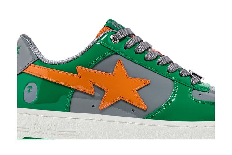 A Bathing Ape BAPE STA 1 Green Grey Sneakers for Men and Women Streetwear Fashion Footwear - BigBoiSneakers 