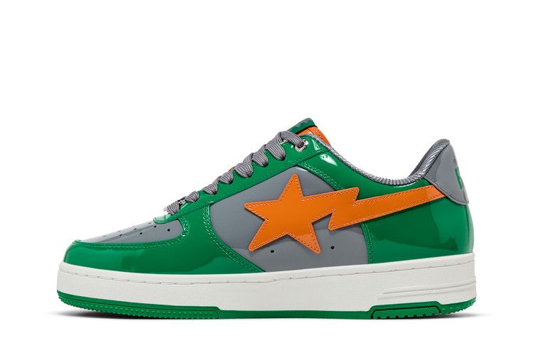 A Bathing Ape BAPE STA 1 Green Grey Sneakers for Men and Women Streetwear Fashion Footwear - BigBoiSneakers 