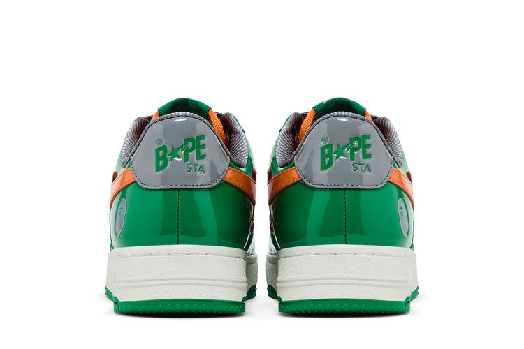 A Bathing Ape BAPE STA 1 Green Grey Sneakers for Men and Women Streetwear Fashion Footwear - BigBoiSneakers 
