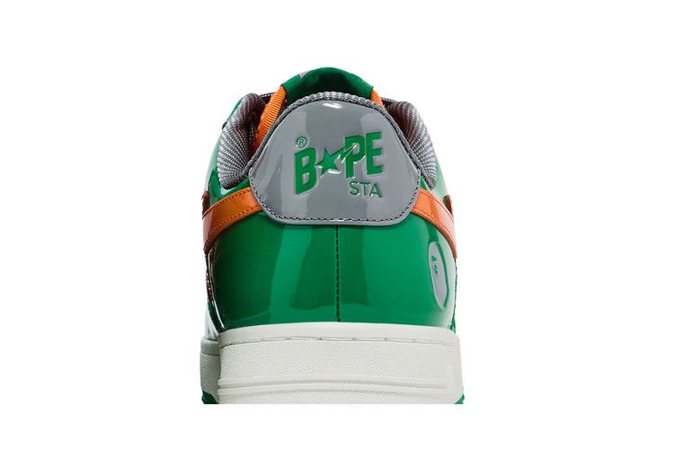 A Bathing Ape BAPE STA 1 Green Grey Sneakers for Men and Women Streetwear Fashion Footwear - BigBoiSneakers 