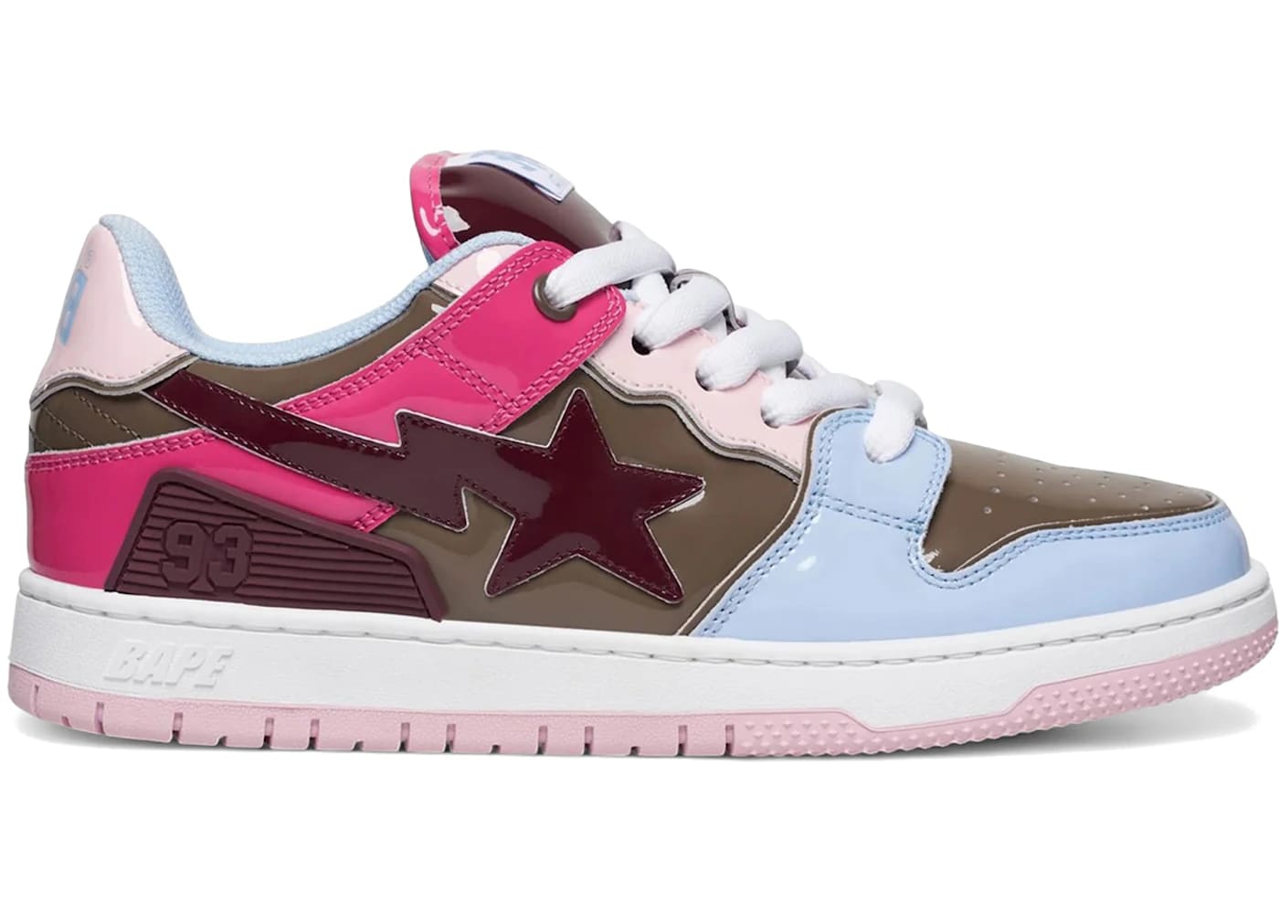 A Bathing Ape Sk8 Sta Bold #2 Blue - BigBoiSneakers 