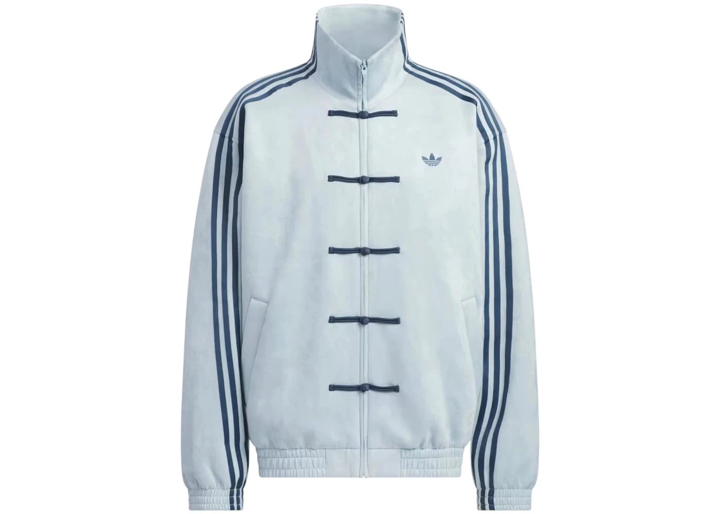 Adidas CTT Chinese Track Top 3.1 Gender Neutral Jacket Asian Sizing Ash Grey Unisex Athletic Track Jacket - BigBoiSneakers 