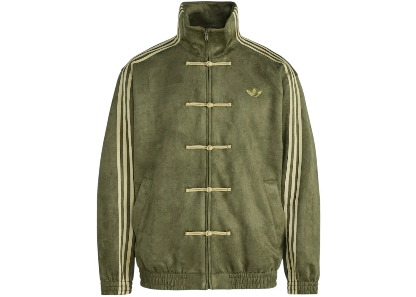 Adidas CTT Chinese Track Top 3.1 Unisex Jacket Olive Asia Sizing Lightweight Breathable Performance Fit - BigBoiSneakers 