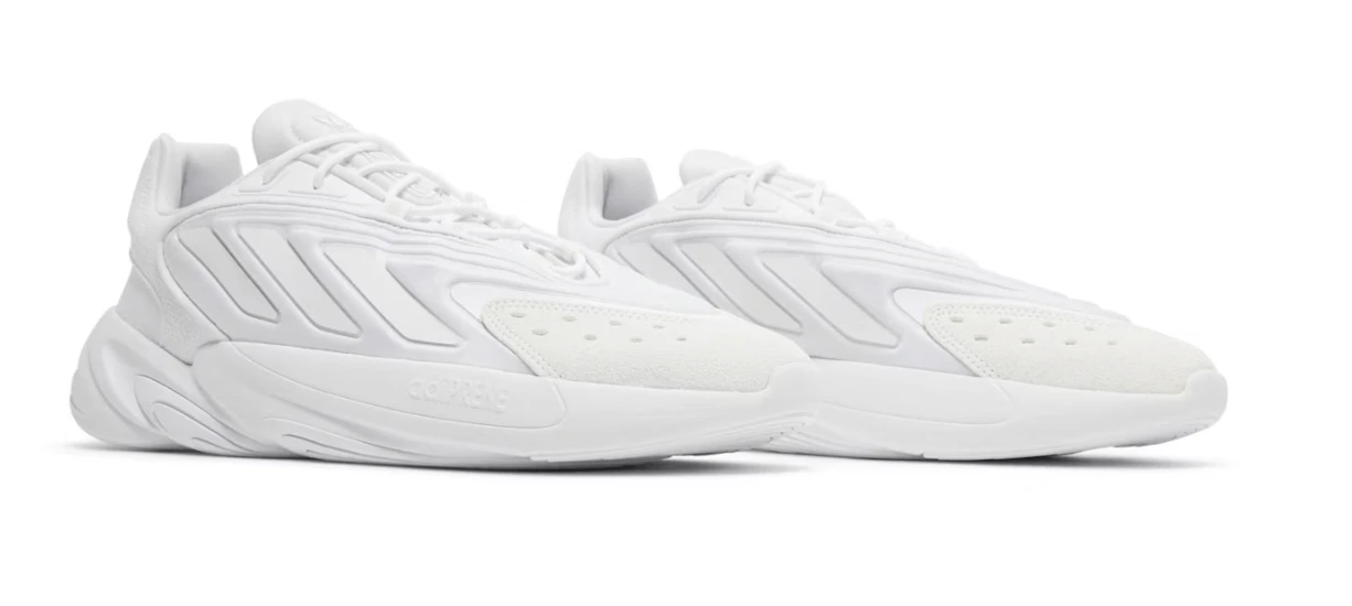 Adidas Ozelia White Reflective Running Shoes Unisex Lightweight For Training And Everyday Wear - BigBoiSneakers 