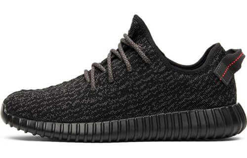Adidas Yeezy Boost 350 Pirate Black 2023 Primeknit Sneakers With Full Length Boost Midsole - BigBoiSneakers 