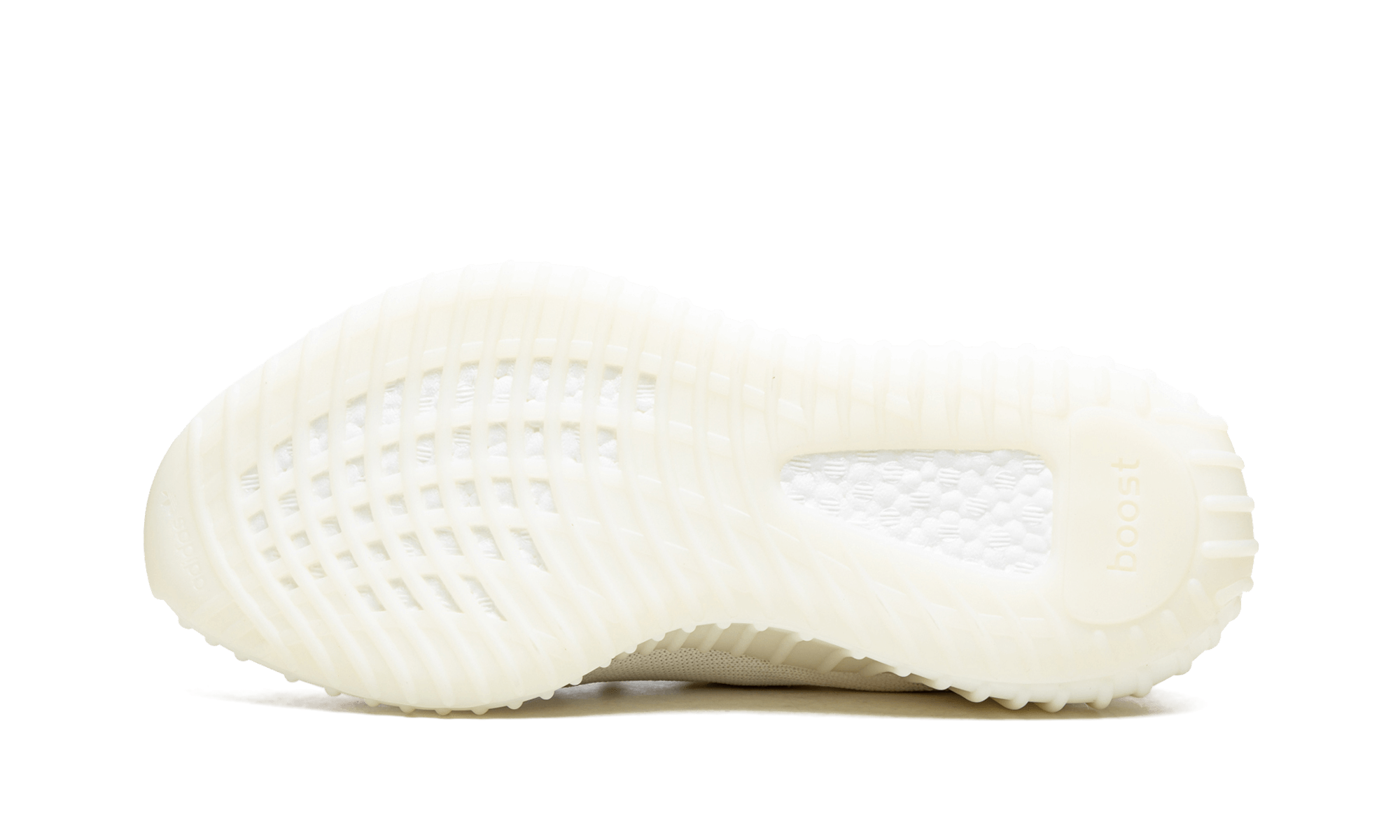 Adidas Yeezy Boost 350 V2 Bone Primeknit Upper Mesh Side Stripes Canvas Heel Tabs Semi Translucent Sole Boost Technology - BigBoiSneakers 