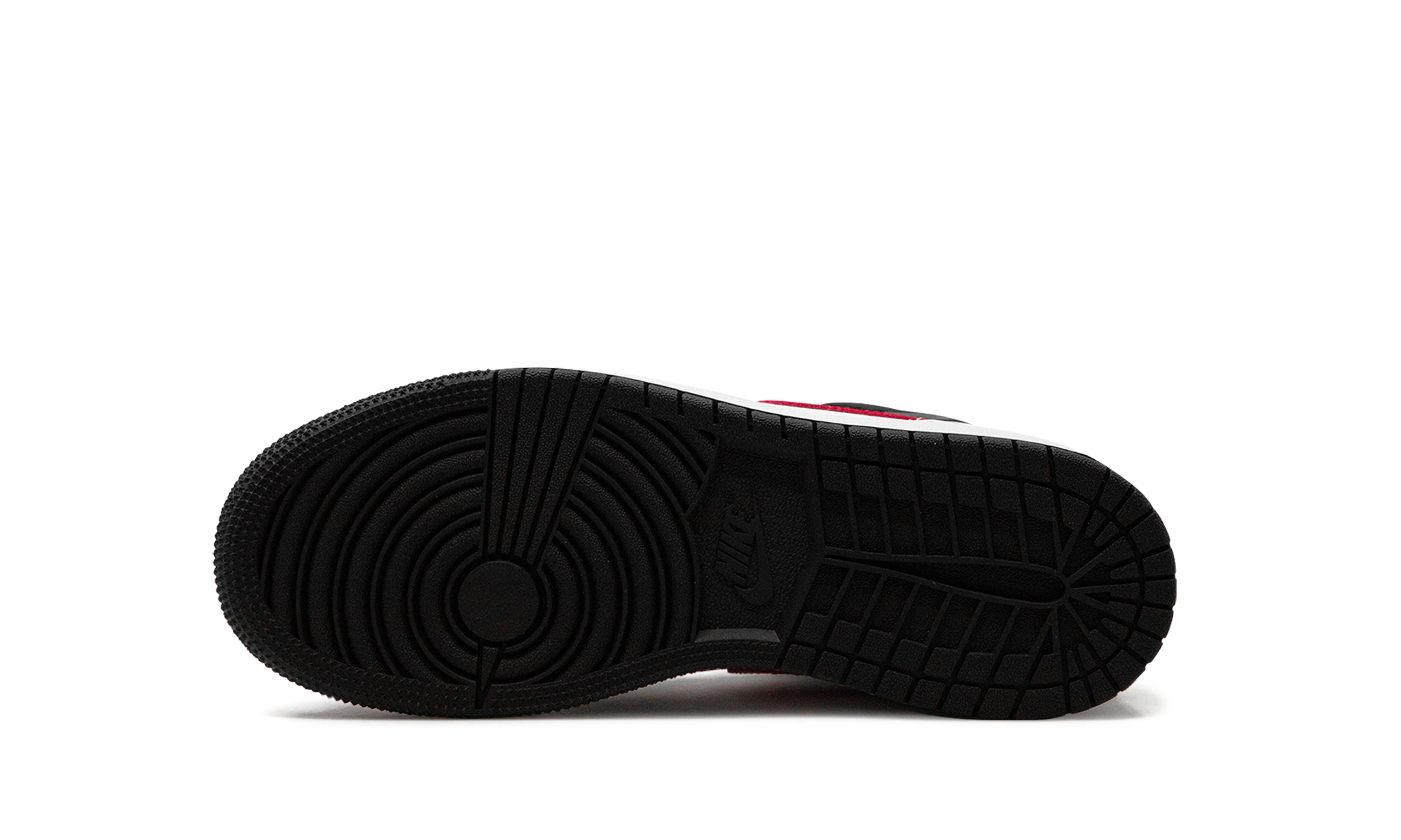 Air Jordan 1 Mid Black Fire Red (GS) - BigBoiSneakers 