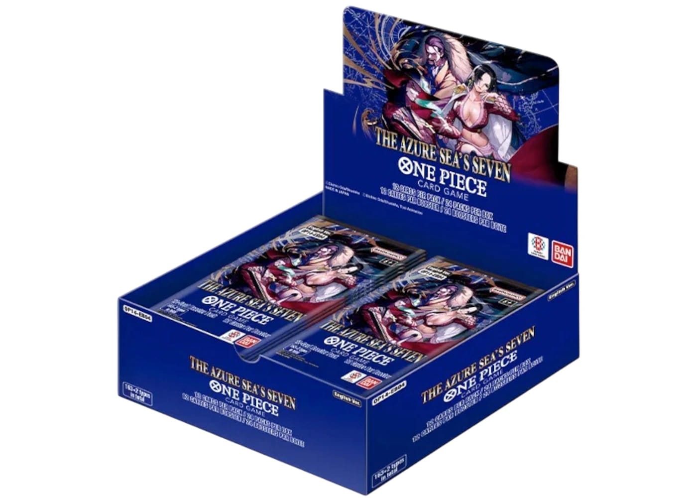 Bandai One Piece The Azure Sea's Seven (OP14-EB04) Booster Box - BigBoiSneakers 