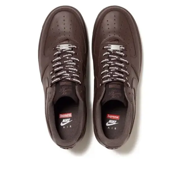 Nike Air Force 1 Low Supreme Baroque Brown by Nike
