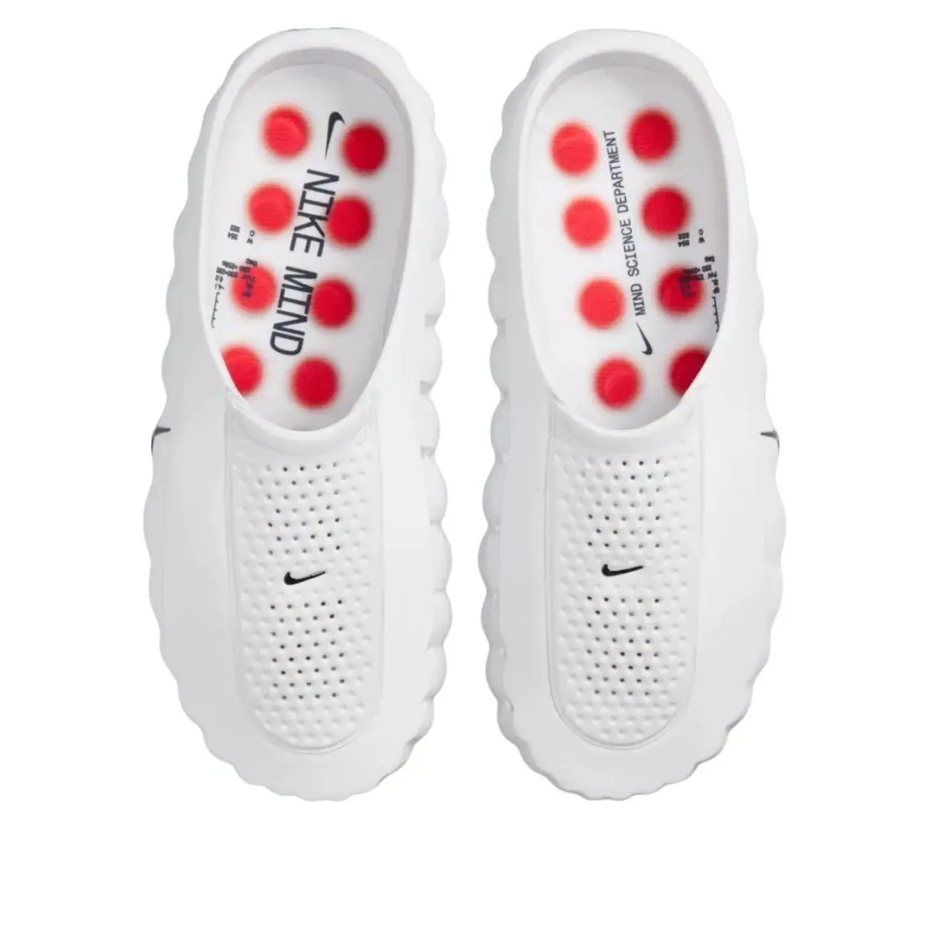 Nike Mind 001 Slide White Speed Red by Nike