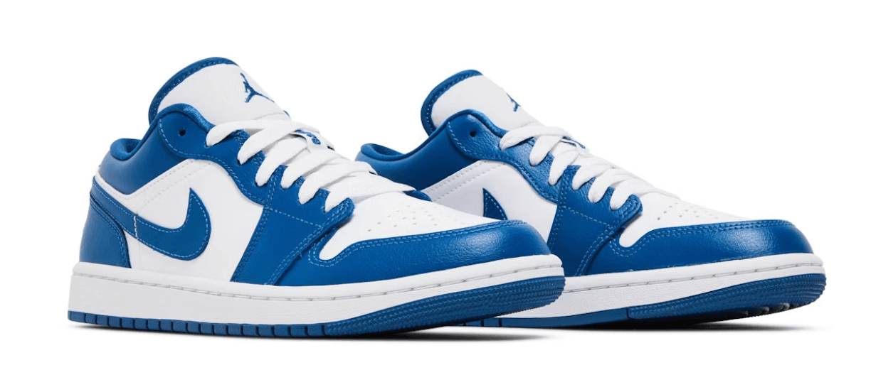 Jordan 1 Low Marina Blue (Women's) - BigBoiSneakers 