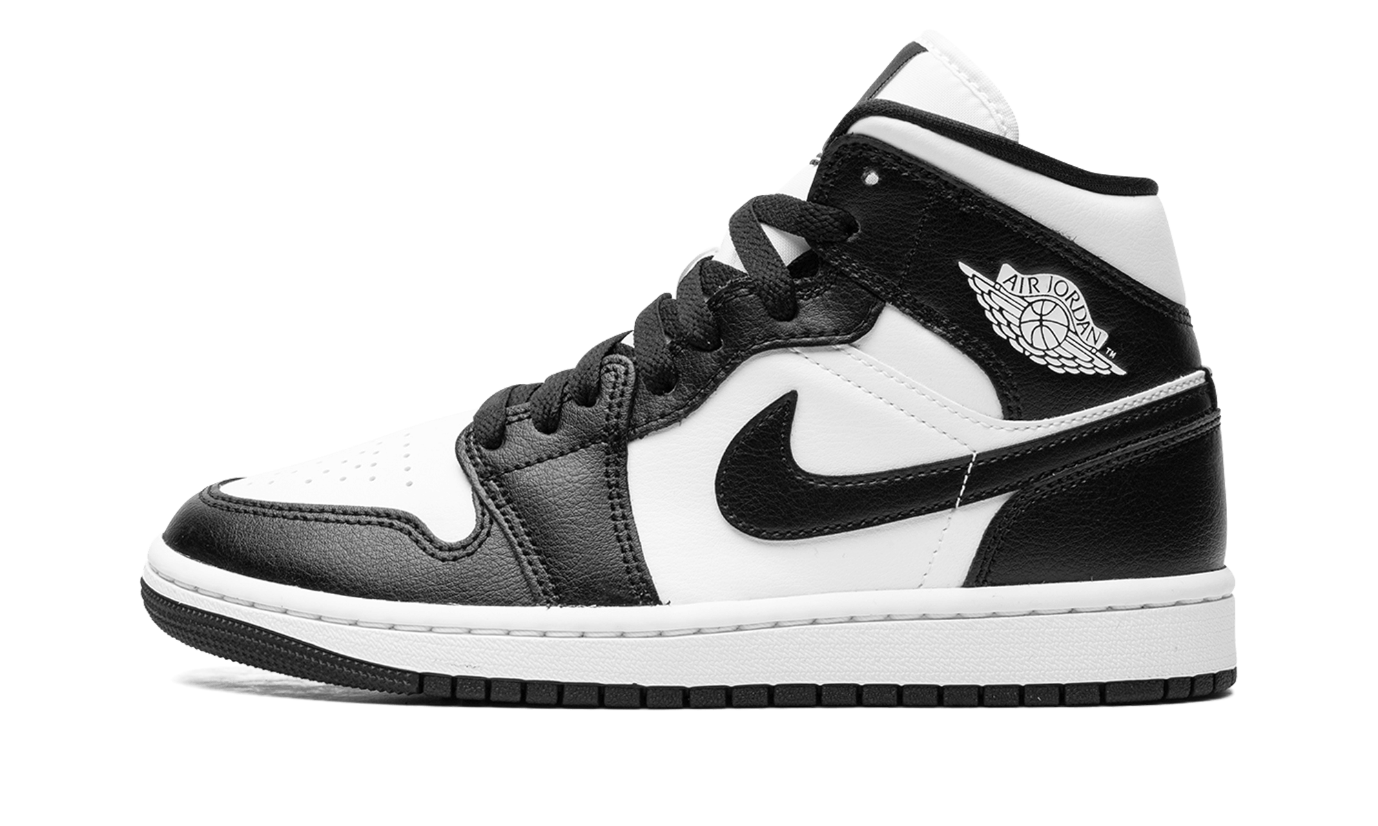 Jordan 1 Mid Panda (Women's) - BigBoiSneakers 