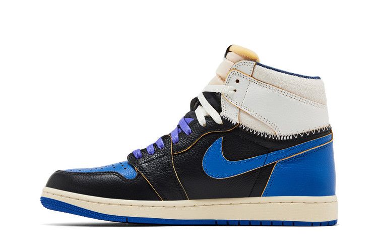 Jordan 1 Retro High OG SP Fragment x Union LA Sport Royal - BigBoiSneakers 