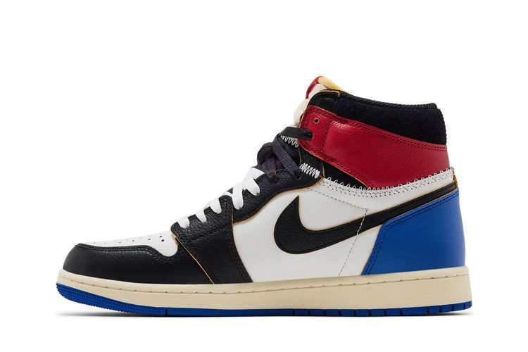 Jordan 1 Retro High OG SP Fragment x Union LA Varsity Red Sport Royal - BigBoiSneakers 