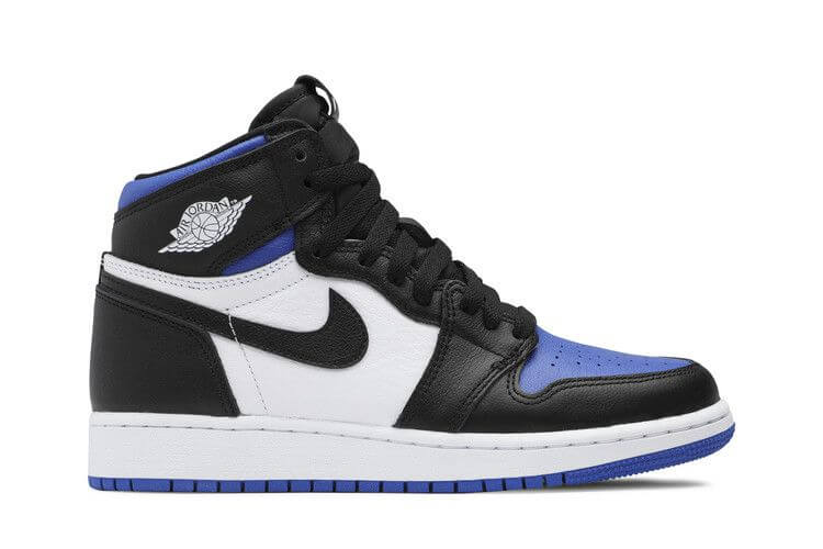 Jordan 1 Retro High Royal Toe (GS) - BigBoiSneakers 