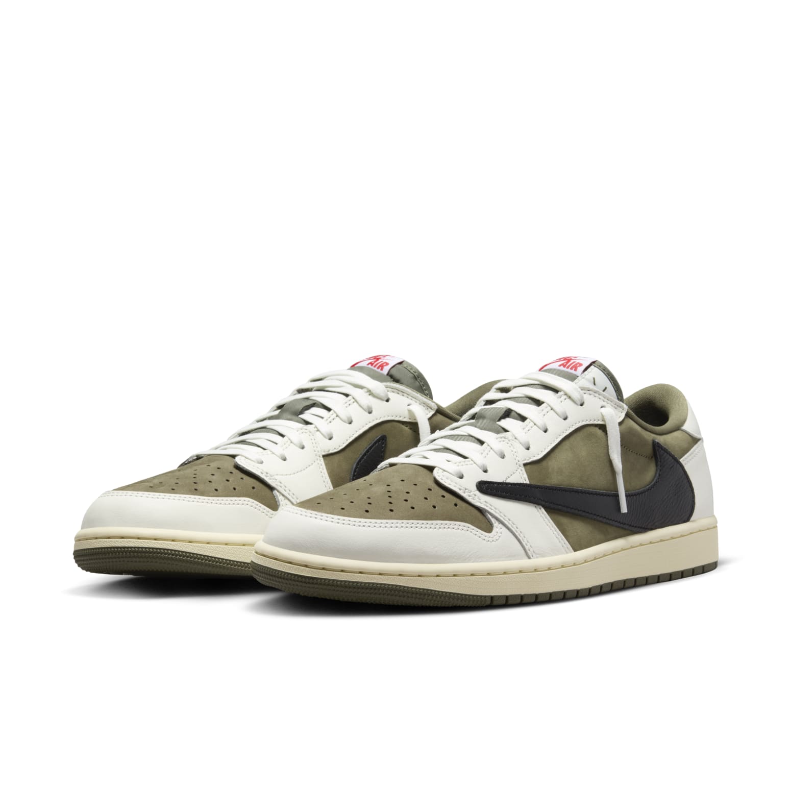 Jordan 1 Retro Low OG SP Travis Scott Medium Olive - BigBoiSneakers 