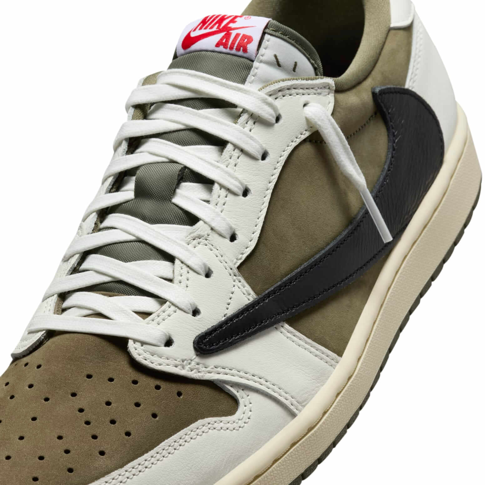 Jordan 1 Retro Low OG SP Travis Scott Medium Olive - BigBoiSneakers 
