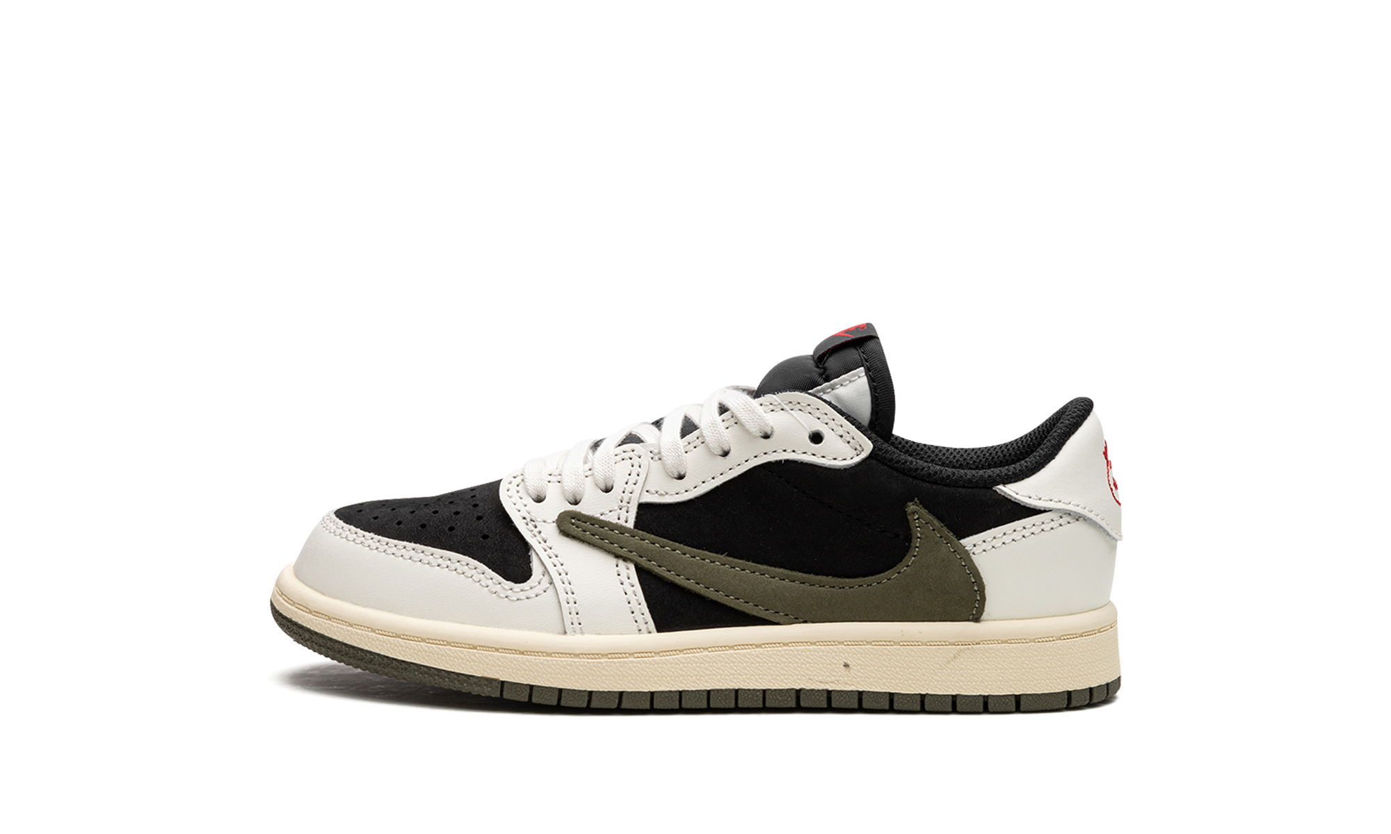 Jordan 1 Retro Low OG SP Travis Scott Olive (PS) - BigBoiSneakers 