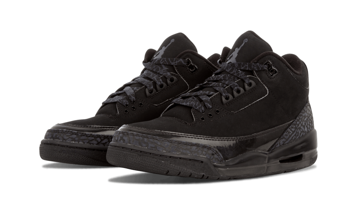 Jordan 3 Retro Black Cat (2025) - BigBoiSneakers 