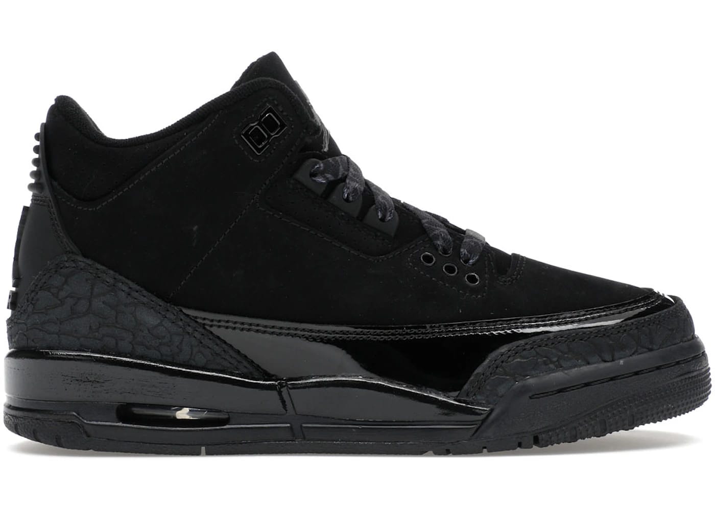 Jordan 3 Retro Black Cat (2025) (GS) - BigBoiSneakers 