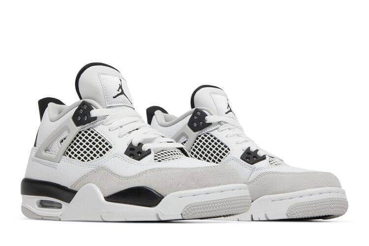 Jordan 4 Retro Military Black (GS) - BigBoiSneakers 