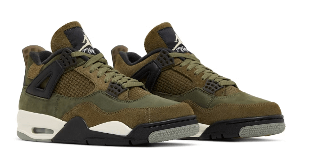 Jordan 4 Retro SE Craft Medium Olive - BigBoiSneakers 