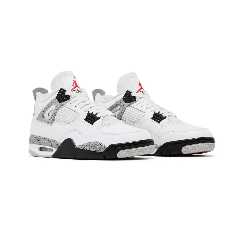 Jordan 4 Retro White Cement (2025) - BigBoiSneakers 