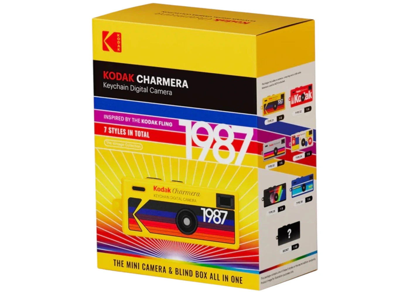 Kodak CHARMERA Digital Camera Keychain Single Blind Box - BigBoiSneakers 