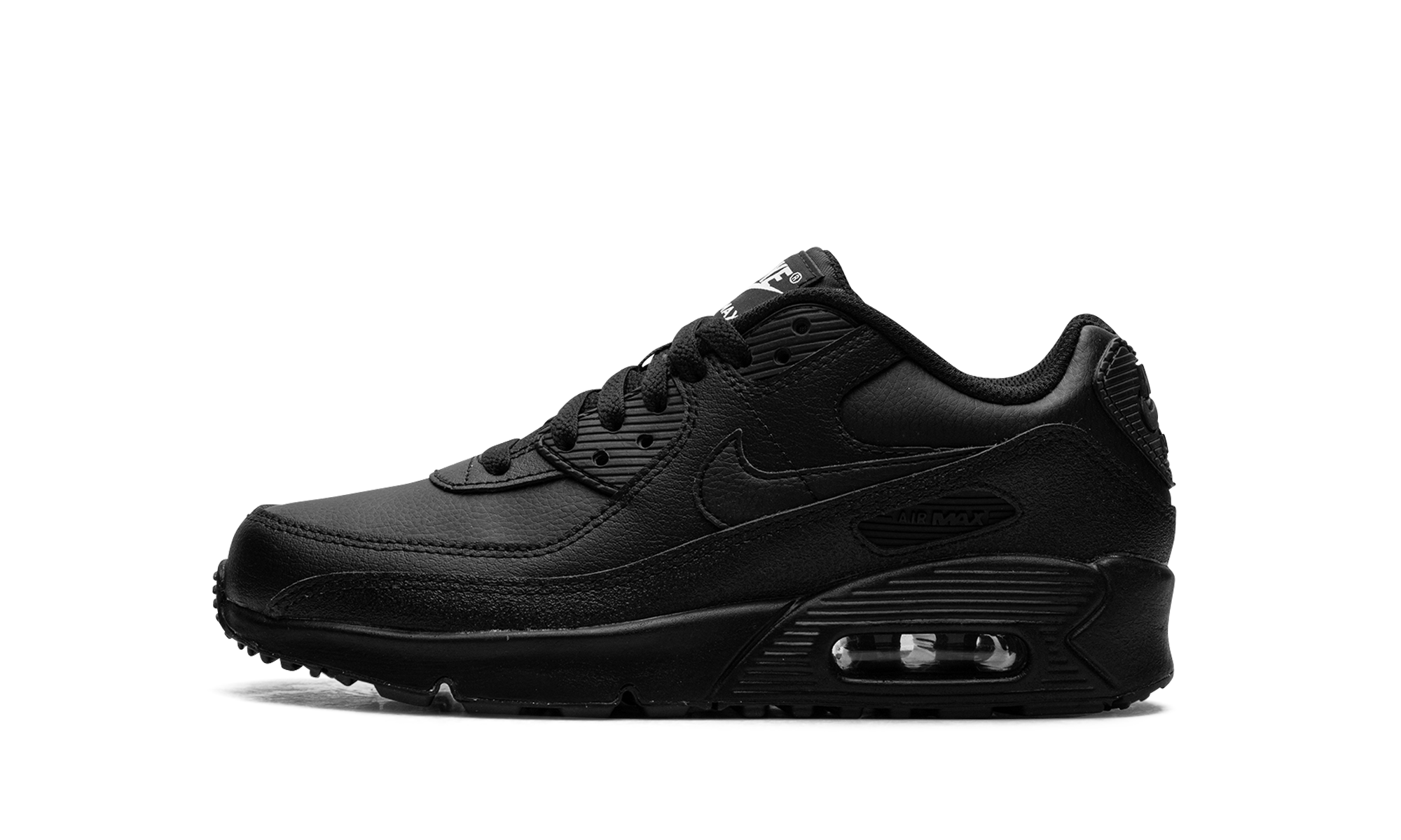 Nike Air Max 90 Triple Black (2024) (GS) - BigBoiSneakers 