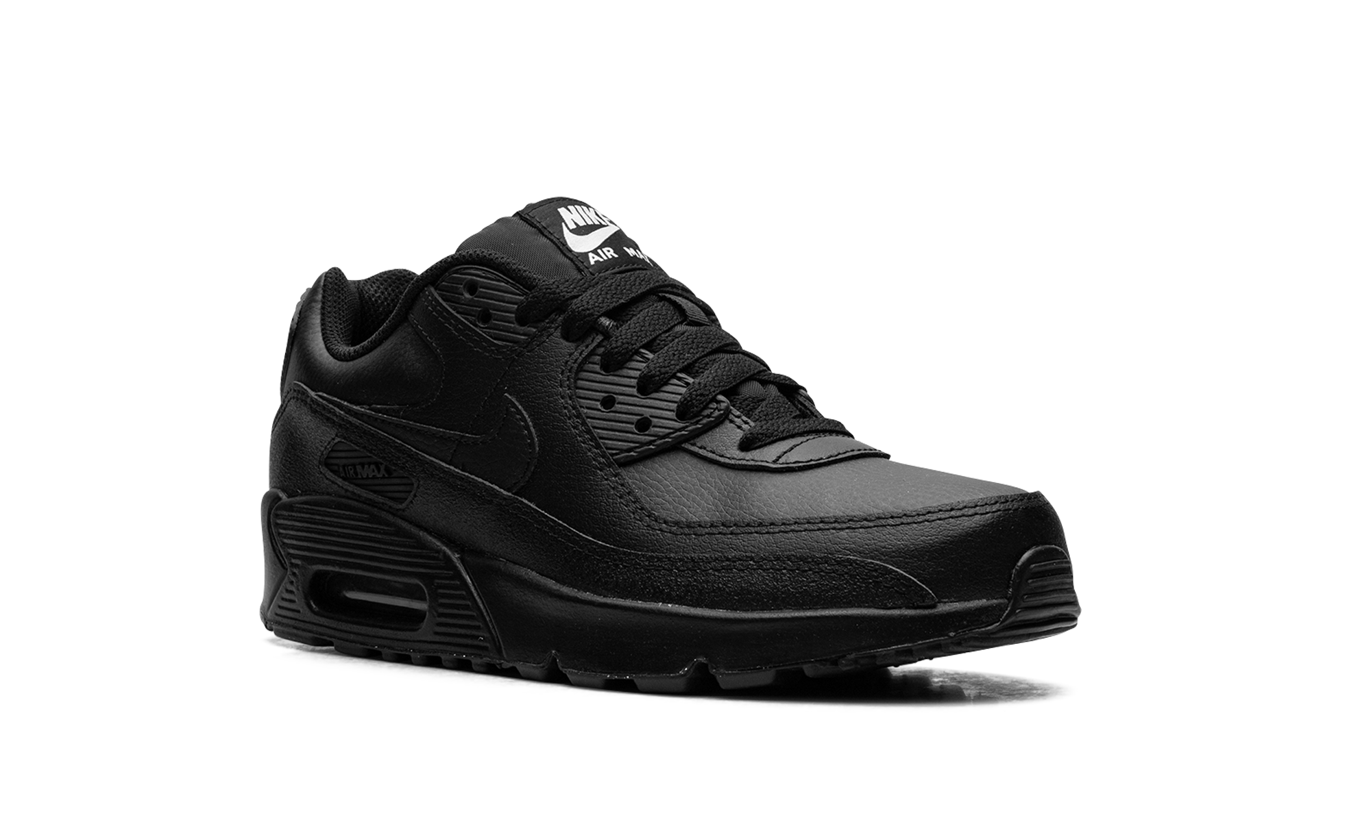 Nike Air Max 90 Triple Black (2024) (GS) - BigBoiSneakers 