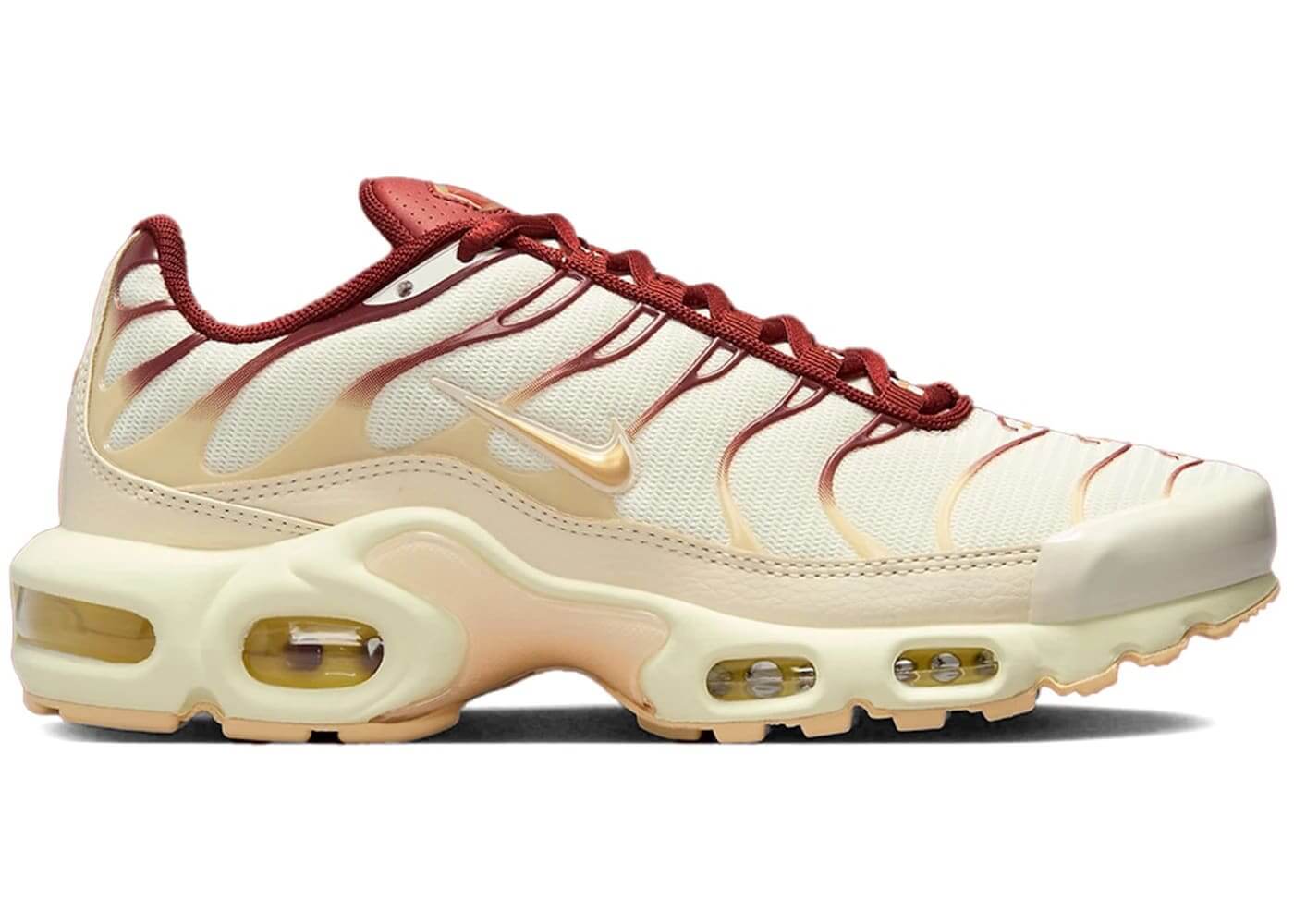 Nike Air Max Plus Sail Team Red (Women's) - BigBoiSneakers 
