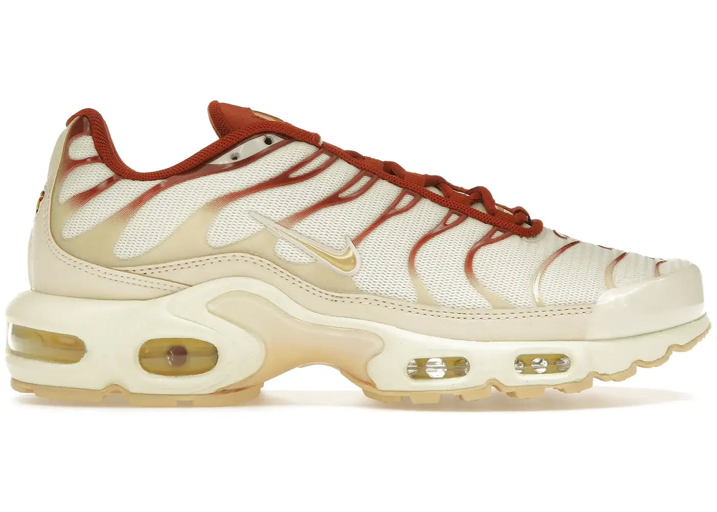 Nike Air Max Plus Sail Team Red (Women's) - BigBoiSneakers 