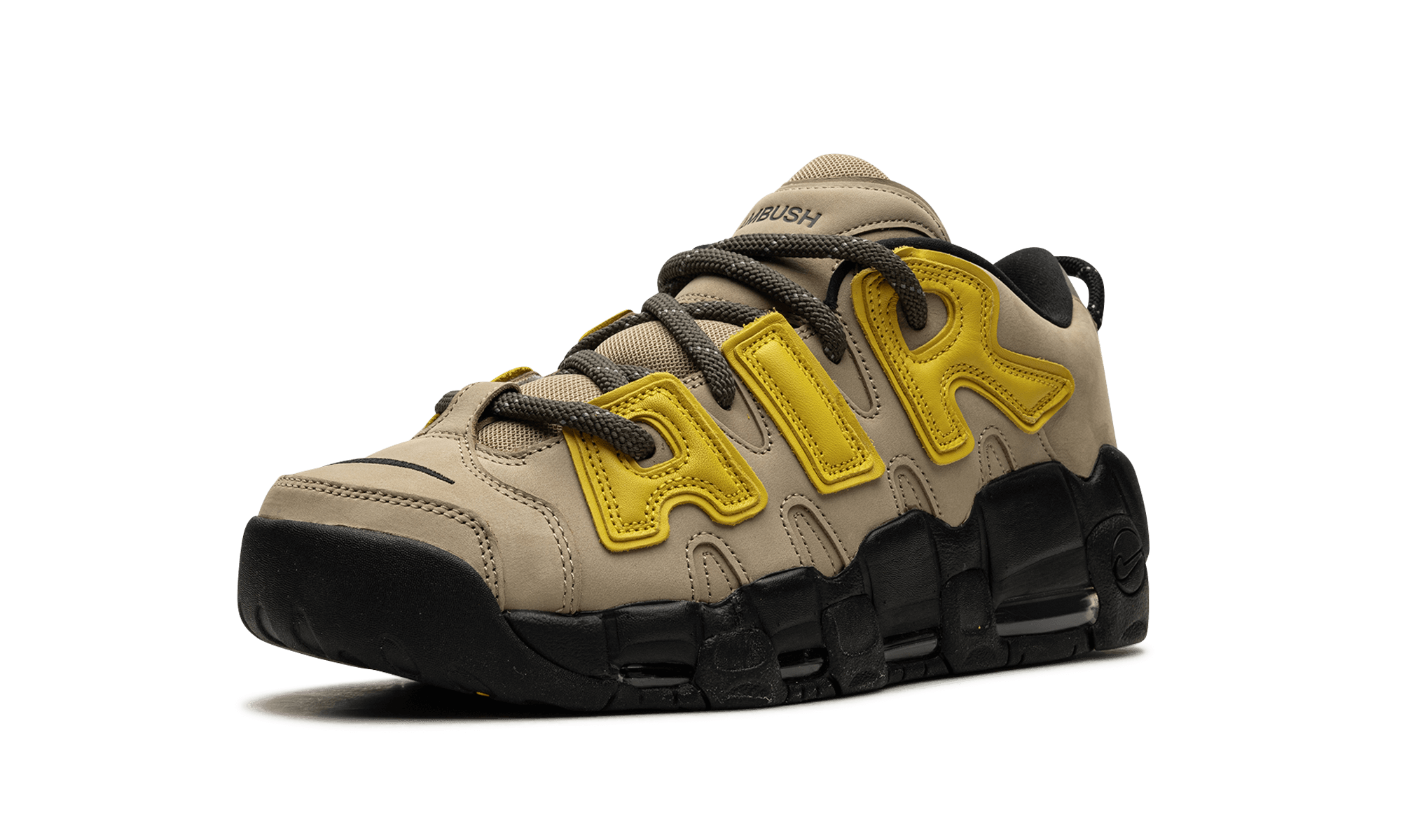 Nike Air More Uptempo Low AMBUSH Vivid Sulfur Limestone - BigBoiSneakers 