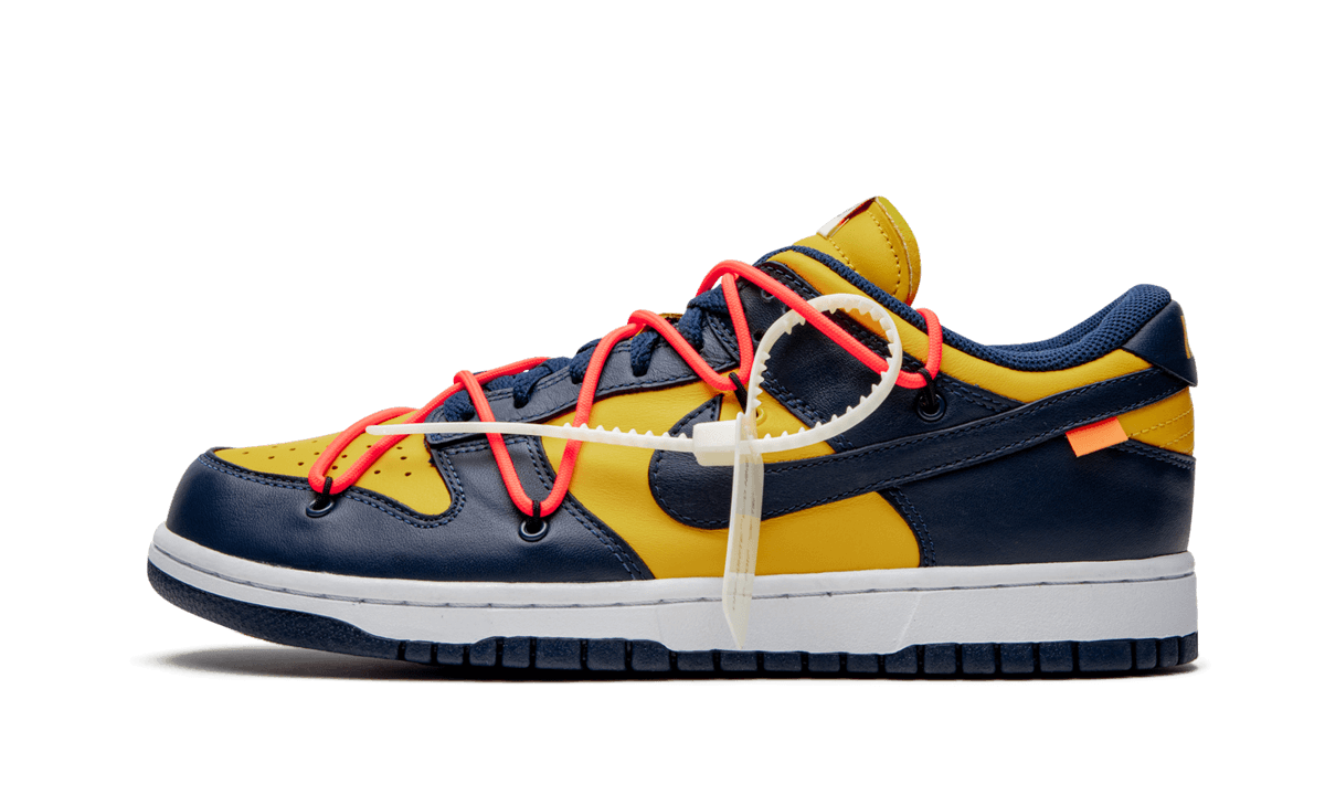 Nike Dunk Low Off-White University Gold - BigBoiSneakers 