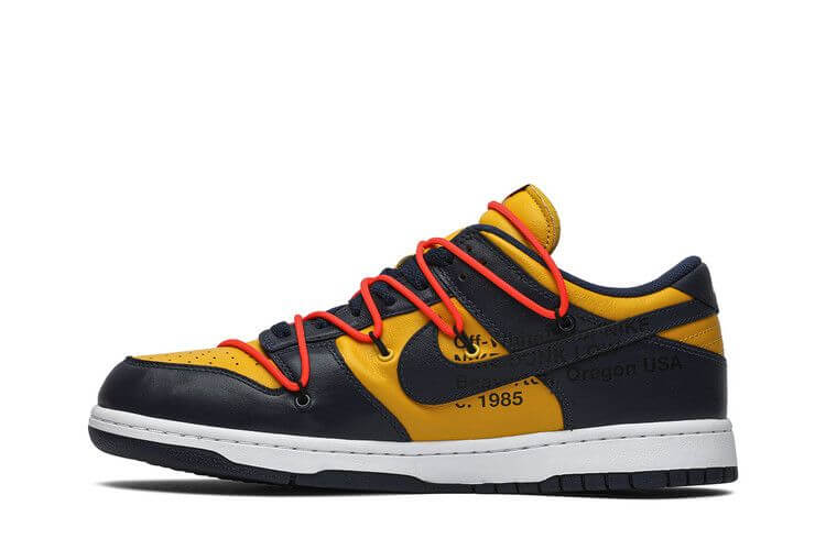 Nike Dunk Low Off-White University Gold - BigBoiSneakers 