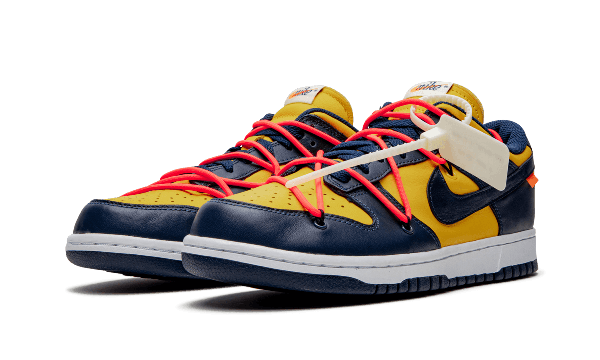 Nike Dunk Low Off-White University Gold - BigBoiSneakers 