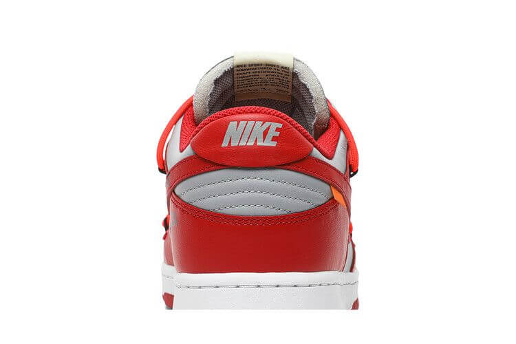 Nike Dunk Low Off-White University Red - BigBoiSneakers 