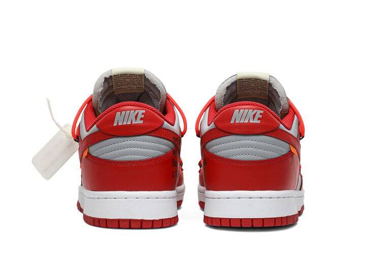 Nike Dunk Low Off-White University Red - BigBoiSneakers 