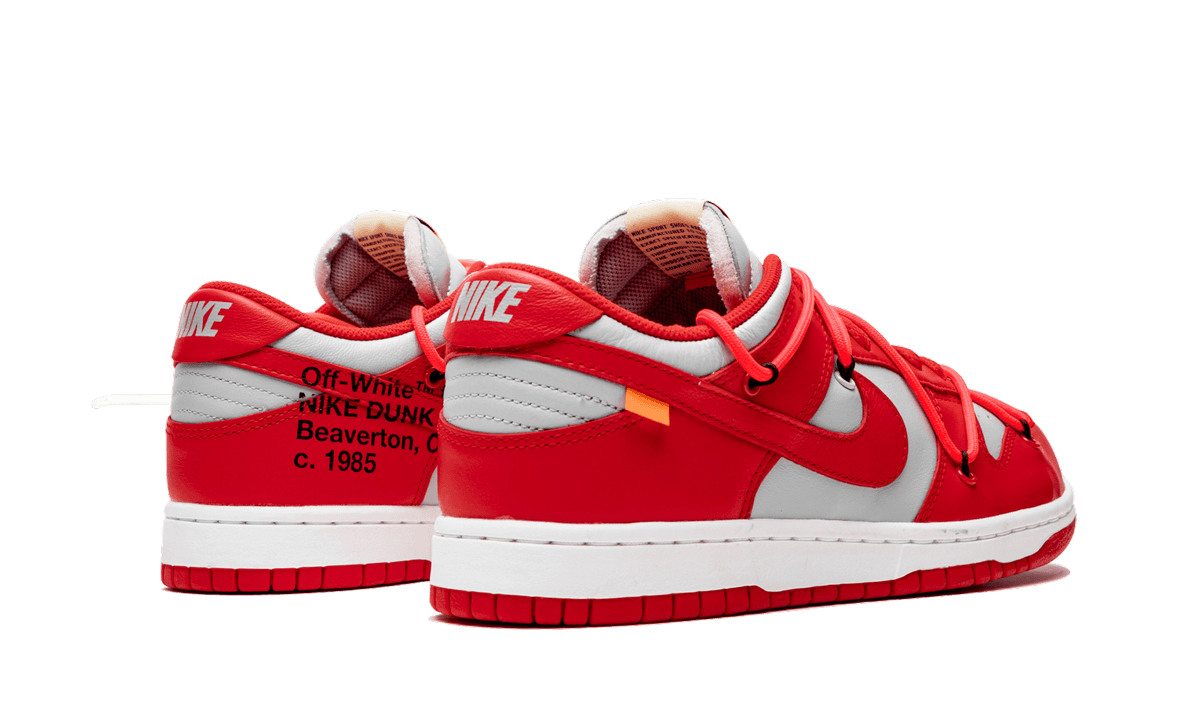Nike Dunk Low Off-White University Red - BigBoiSneakers 