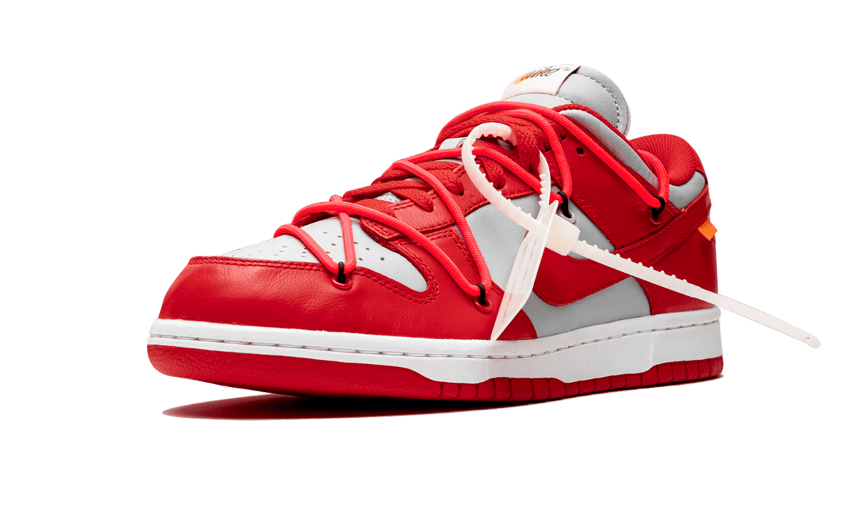 Nike Dunk Low Off-White University Red - BigBoiSneakers 