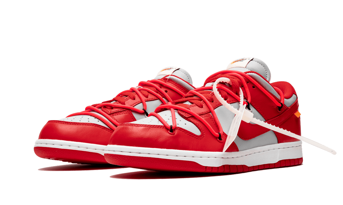 Nike Dunk Low Off-White University Red - BigBoiSneakers 