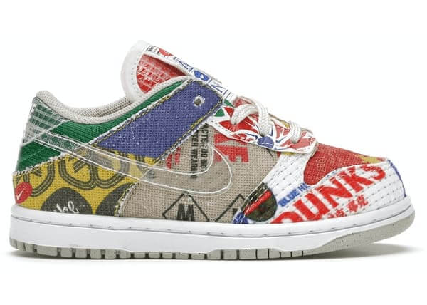 Nike Dunk Low SP City Market (TD) - BigBoiSneakers 