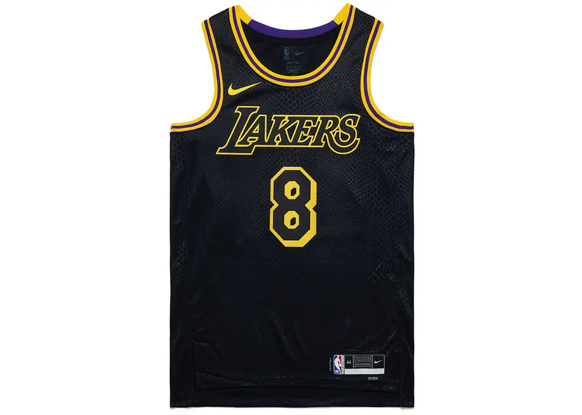 Nike Kobe Mamba Mentality Los Angeles Lakers City Edition Swingman Jersey (FW23) Black by Nike